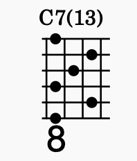 テンションコード C7(13) 6
